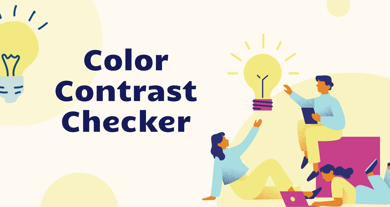 Color Contrast Checker - Check Background And Text Color Ratio