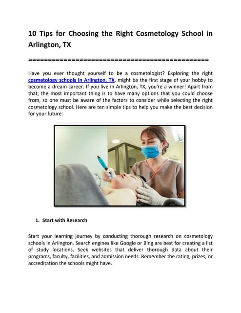 10 Tips for Choosing the Right Cosmetology School in Arlington.pdf