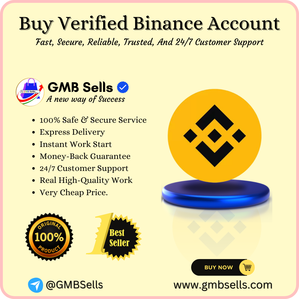 Buy Verified Binance Account - GMBSells