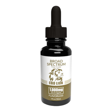 Shop 1000MG CBD Broad Spectrum Flavorless Tincture | CBD LION