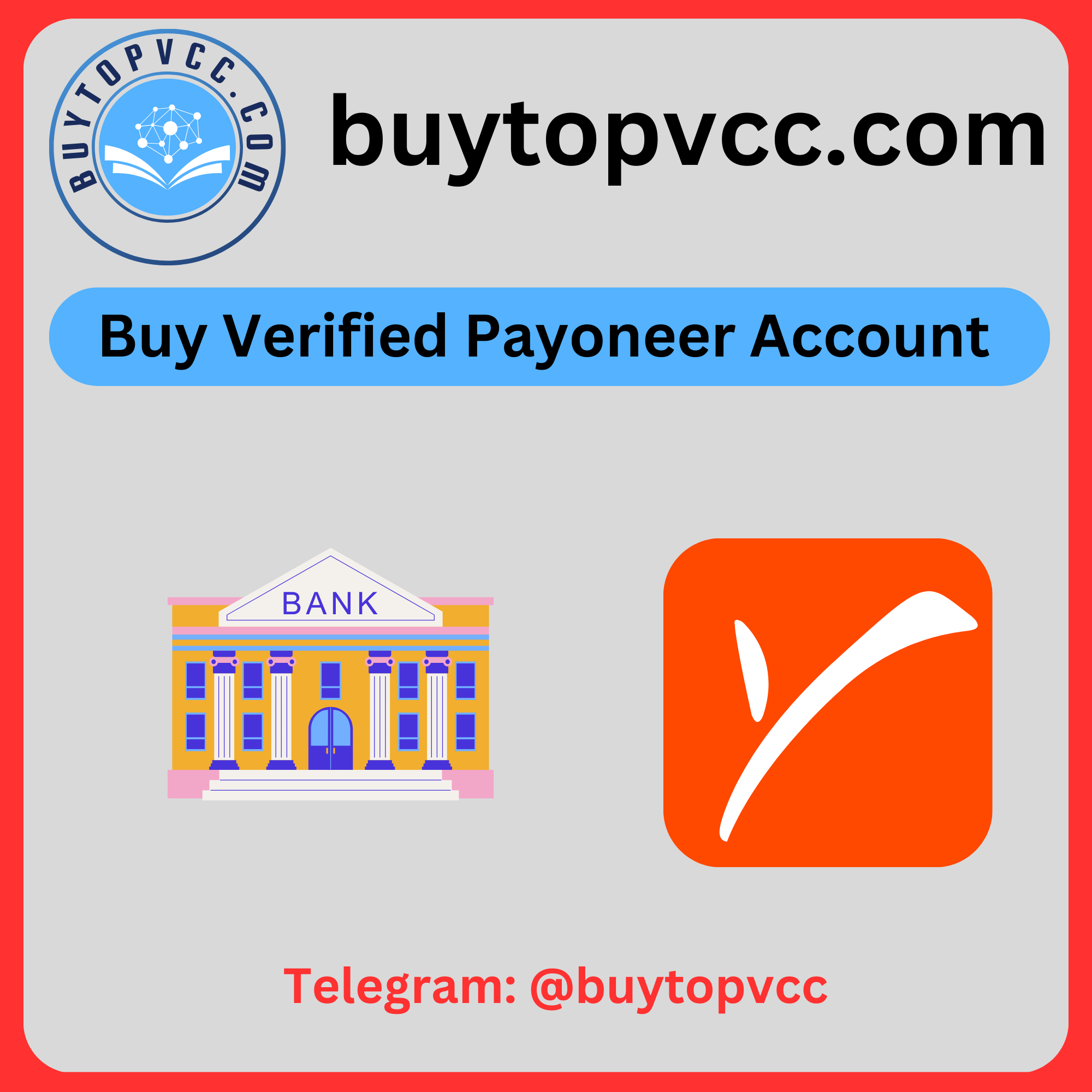 Buy Verified Payoneer Account - Buy Top VCC