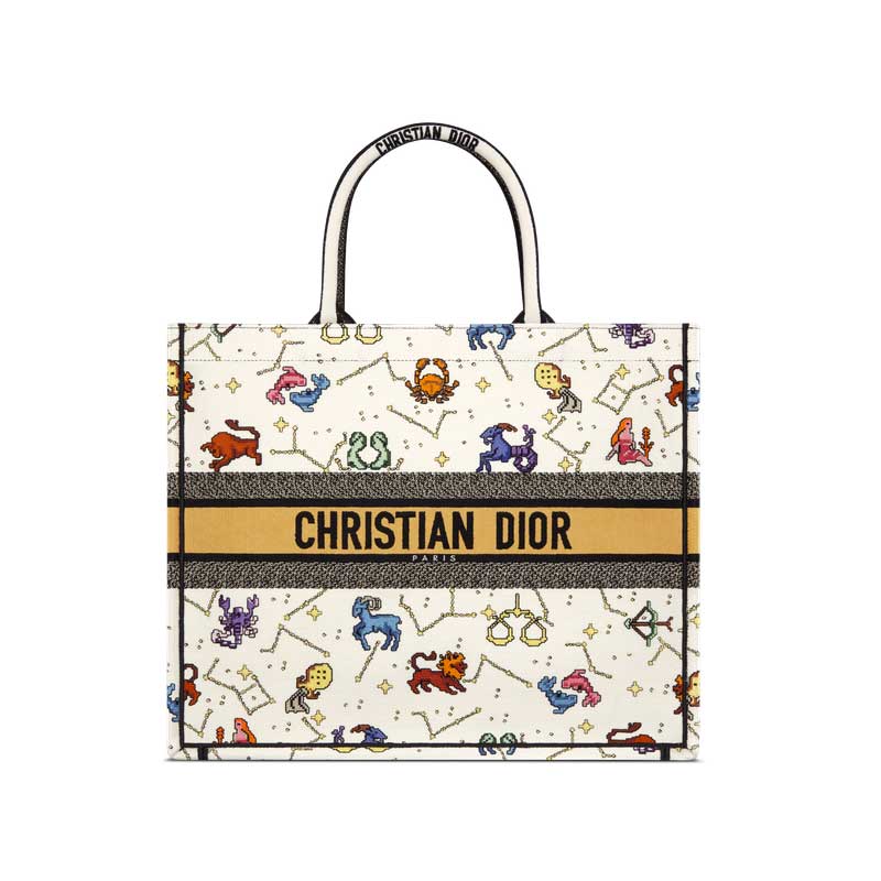 Christian Dior Bags Sale, Dior Book Tote Latte Multicolor Dior | Replicabags.su