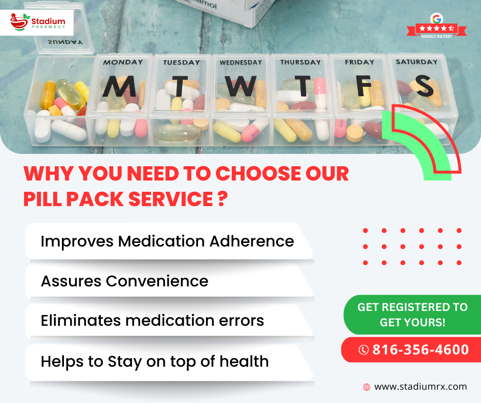 Pill Pack Services | Meds Sorted & Delivered | Stadium Pharmacy