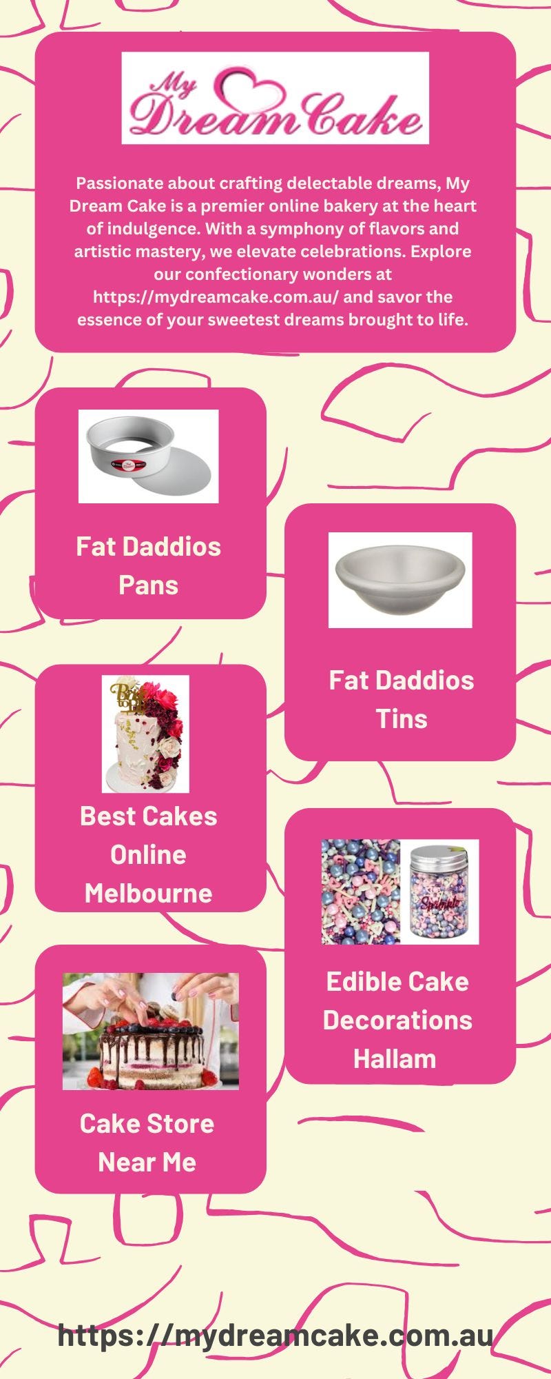 Fat Daddios Pans - My Dream Cake - Medium