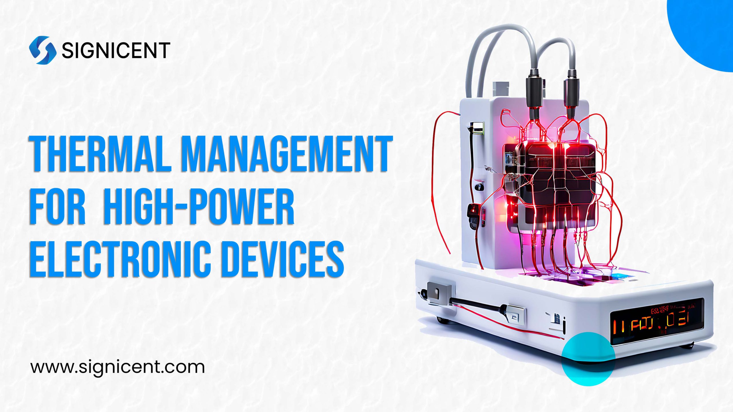 Thermal Management for High-Power Electronics Devices