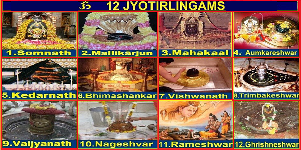 12 Jyotirlingas In India- Jyotirling Names & Places List