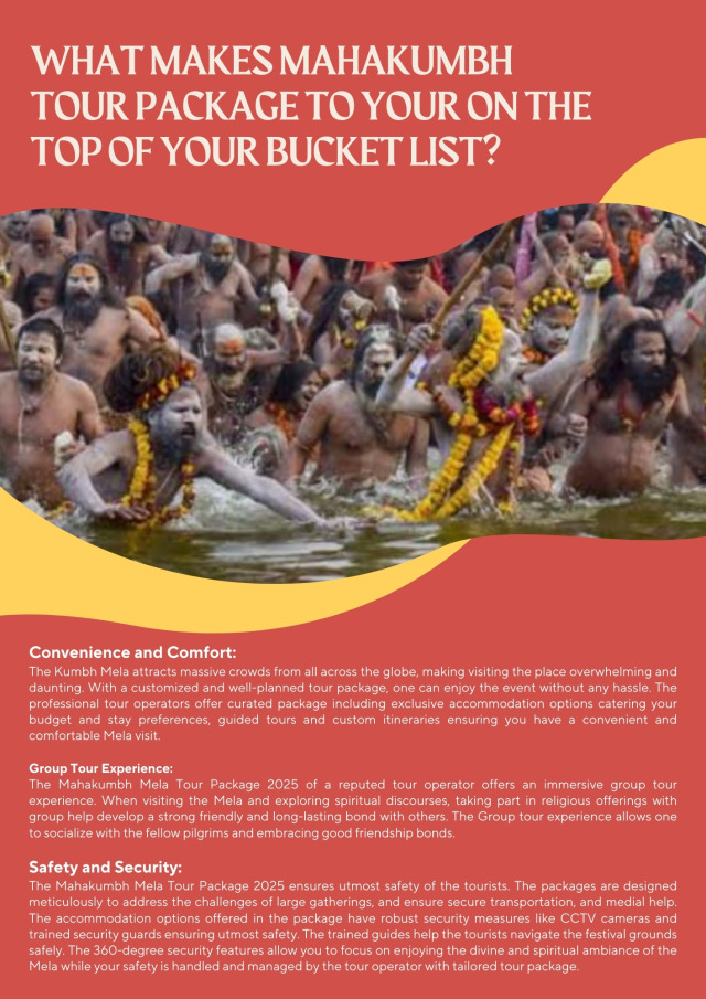 What Makes Mahakumbh Tour Package To Your On The Top Of Your Bucket List – @kumbhmela2019-blog on Tumblr